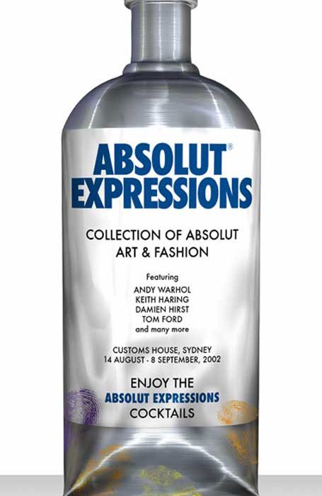 Client: Absolut Vodka, Campaign: Collection Art and Fashion, 3D illustration