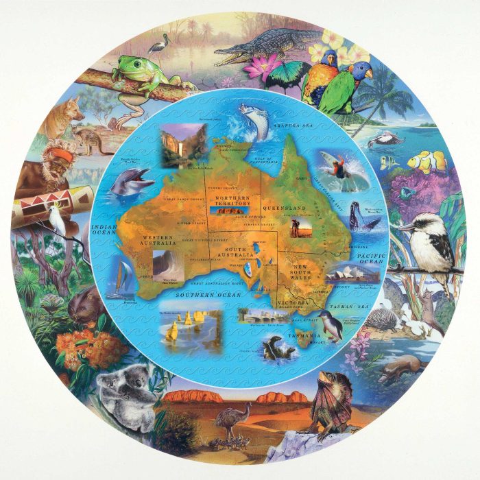 Client: Modern Star Australia, 
Campaign: Round Australia Jigsaw Puzzle